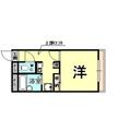 西宮市 甲子園高潮町（甲子園駅） 1階 １Kの間取り図