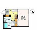 アイムタウン千駄木 ０１０３ １Kの間取り図