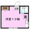 メゾン・ド・パルク 1階 ワンルームの間取り図