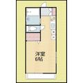 ドルチェ生田 ２０５ ワンルームの間取り図