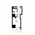 コンシェリア池袋ＭＡＳＴＥＲ’Ｓ　ＶＩＬＬＡ 7階 １Kの間取り図