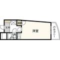 レガロ壱番館 2階 ワンルームの間取り図