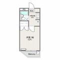 サニーサイド用賀 １０２ １Kの間取り図