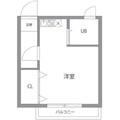 ＴＲＵＳＴ　ＶＡＬＵＥ北新宿 3階 １DKの間取り図