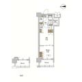 ＲＪＲプレシア蒲田 2階 １DKの間取り図