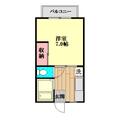 サンシティ長岡 101 １Kの間取り図