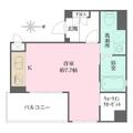 ＥＲ　ＣＯＵＲＴ王子公園 ５０３ ワンルームの間取り図
