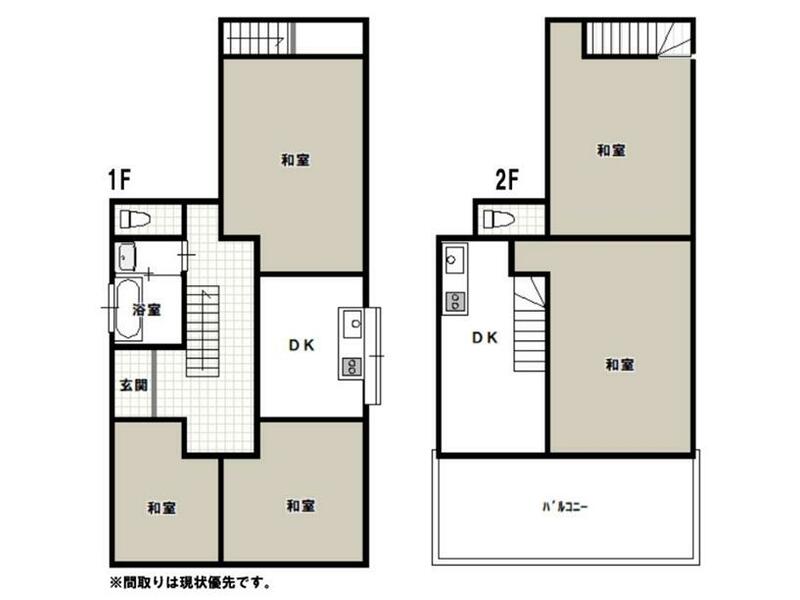 Kure City, Kamihirahara Town, 2-story, 5DK