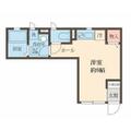 目黒区 上目黒３丁目（中目黒駅） 1階 ワンルームの間取り図