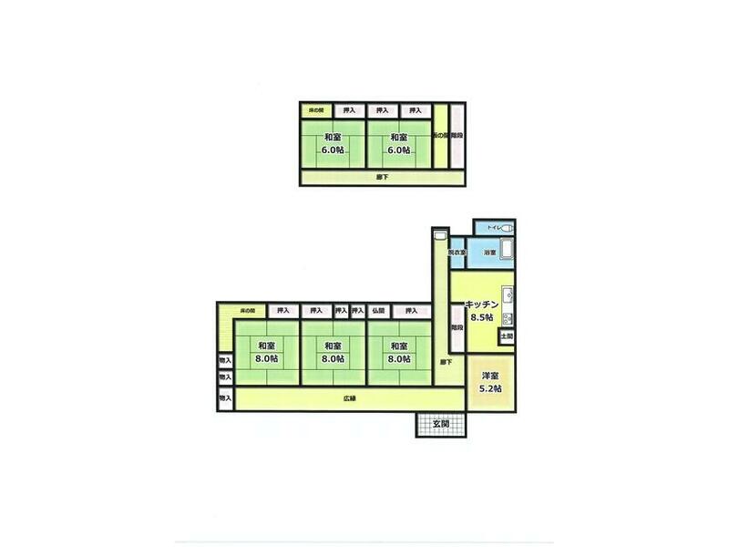 Kurihara-shi, Kurihara Shihahime Karishiki-Kuraba (Kurikoma-Kogen station) 2F 6K

3,000,000 yen