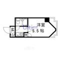 ライオンズマンション京都三条第２ 3階 １Kの間取り図