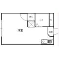 長崎市 夫婦川町（新大工町駅） 3階 ワンルームの間取り図
