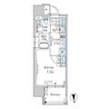 パークアクシス新御徒町Ｅａｓｔ ５０１ １Kの間取り図