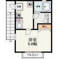 ルミエール祐天寺 ２０１ １Kの間取り図