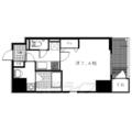 クリスタルグランツ京都御所西 ２０６ １Kの間取り図
