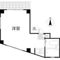 中井ビル ３０２ ワンルームの間取り図