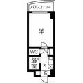 フローライト関大前 ２０７ １Kの間取り図