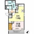 ＷＩＮＧＳ １０３ １DKの間取り図