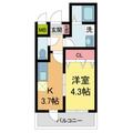 パークステージ夙川 ２０７ １Kの間取り図