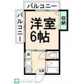 多摩センターグリーンビル ２０１ １Kの間取り図