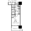 港区 芝浦４丁目（田町駅） 3階 １Kの間取り図