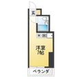 サンクレスト峰岸ビル 4階 ワンルームの間取り図