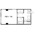第３ヌヴェールハイツ １０１ １Kの間取り図