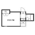 エクセレントビル夷川 １０２ １Kの間取り図