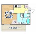 フローレンス魚崎北町２ 2階 １Kの間取り図
