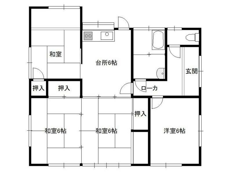 Kobayashi City, Magata (Kobayashi Station) Single-story 4DK