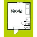 矢田４丁目住宅 1階 ワンルームの間取り図