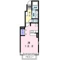 パインヒルズＡ １０１ ワンルームの間取り図