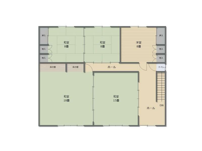 Hachimantai City, Akasakata (Akasakata Station) 2-story building 7DK