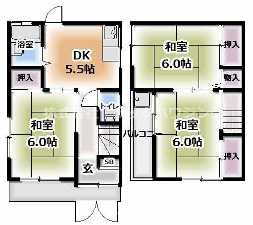 アットホーム 門真市常磐町貸家 ３ｄｋ 提供元 株 ラックハウジング 門真店 門真市の賃貸テラスハウス
