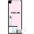サンハイツ富久 2階 ワンルームの間取り図