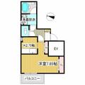 三橋－ＭＳＫ １０５ ワンルームの間取り図
