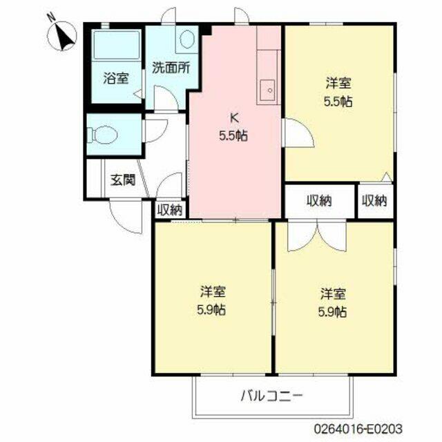 アットホーム サクラージュ ｅ棟 ２０３ ３ｋ 提供元 シャーメゾンショップ 有 吉弥ハウジングサポート 熊本市北区の賃貸アパート