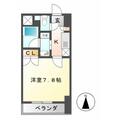 レジデンス金山スクエア ４０２ １Kの間取り図