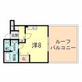 エクセル本山 ５０５ ワンルームの間取り図