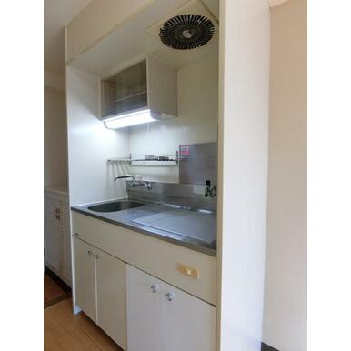 ガスコンロも置けます