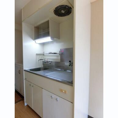 ガスコンロも置けます