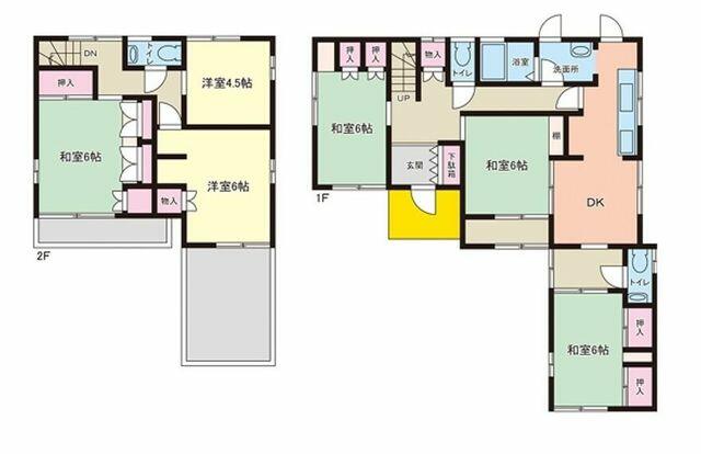 3-chome, Asahigaoka, Seto-cho, Higashi-ku, Okayama City (near Seto Station) 2-story building, 6DK &mdash; photo 1