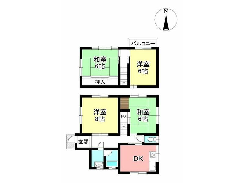 Seto City, Higashi Haido Town (Owari Seto Station) 2-story 4DK