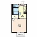 フレグランスさとみ 2階 １Kの間取り図