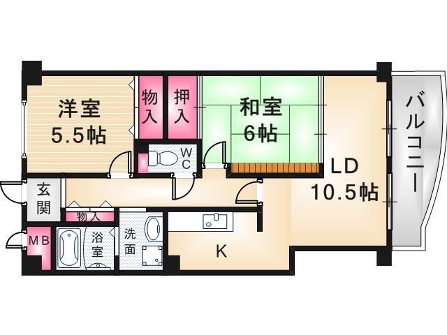 アットホーム アルコ北園田 5階 ２ｌｄｋ 提供元 賃貸住宅サービスｊｒ尼崎店 株 兵住 尼崎市の賃貸マンション 1091003258
