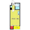文京区 本駒込２丁目（千石駅） 4階 ワンルームの間取り図