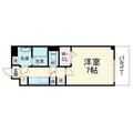 大阪市中央区 粉川町（谷町四丁目駅） 4階 １Kの間取り図