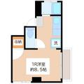 金原ビル ４０１ ワンルームの間取り図