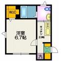 レジデンスミレナリオ ０１０１ １Kの間取り図