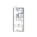 レオパレス光陽２８ １１４ １Kの間取り図